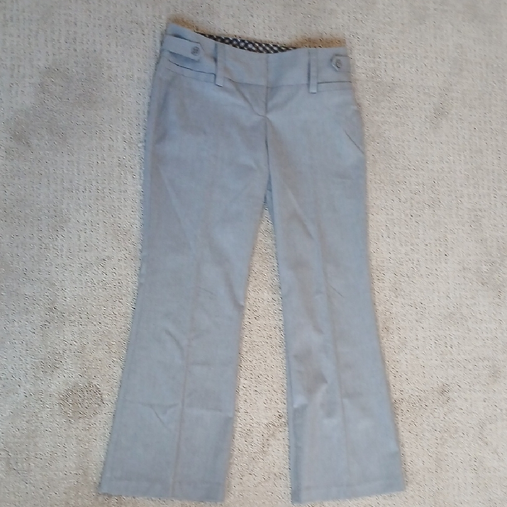 Maurices Light Gray Boot Cut Dress Pants